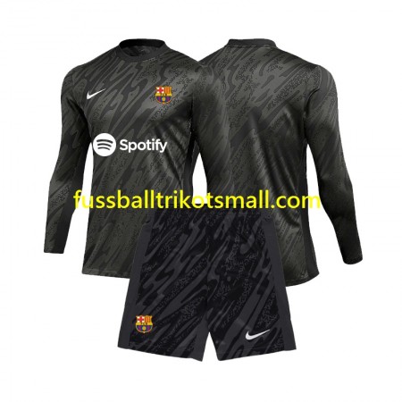 Fußballtrikots FC Barcelona Torwart Kinder 2024-2025 Langarm 3rd trikot kaufen